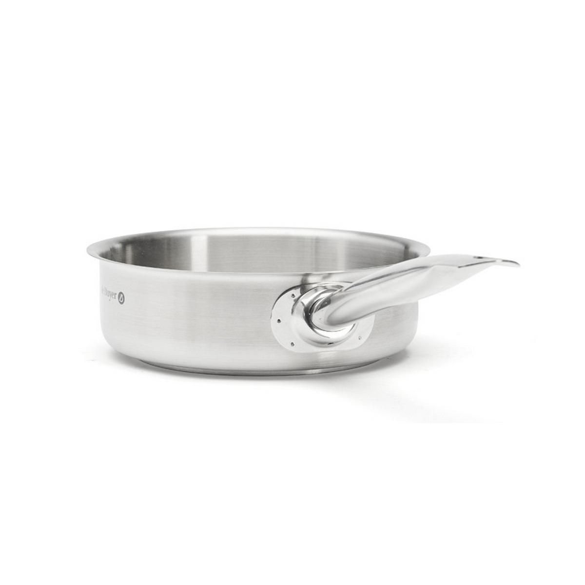 De buyer Sauteuse 24cm inox sans couvercle - 3502.24