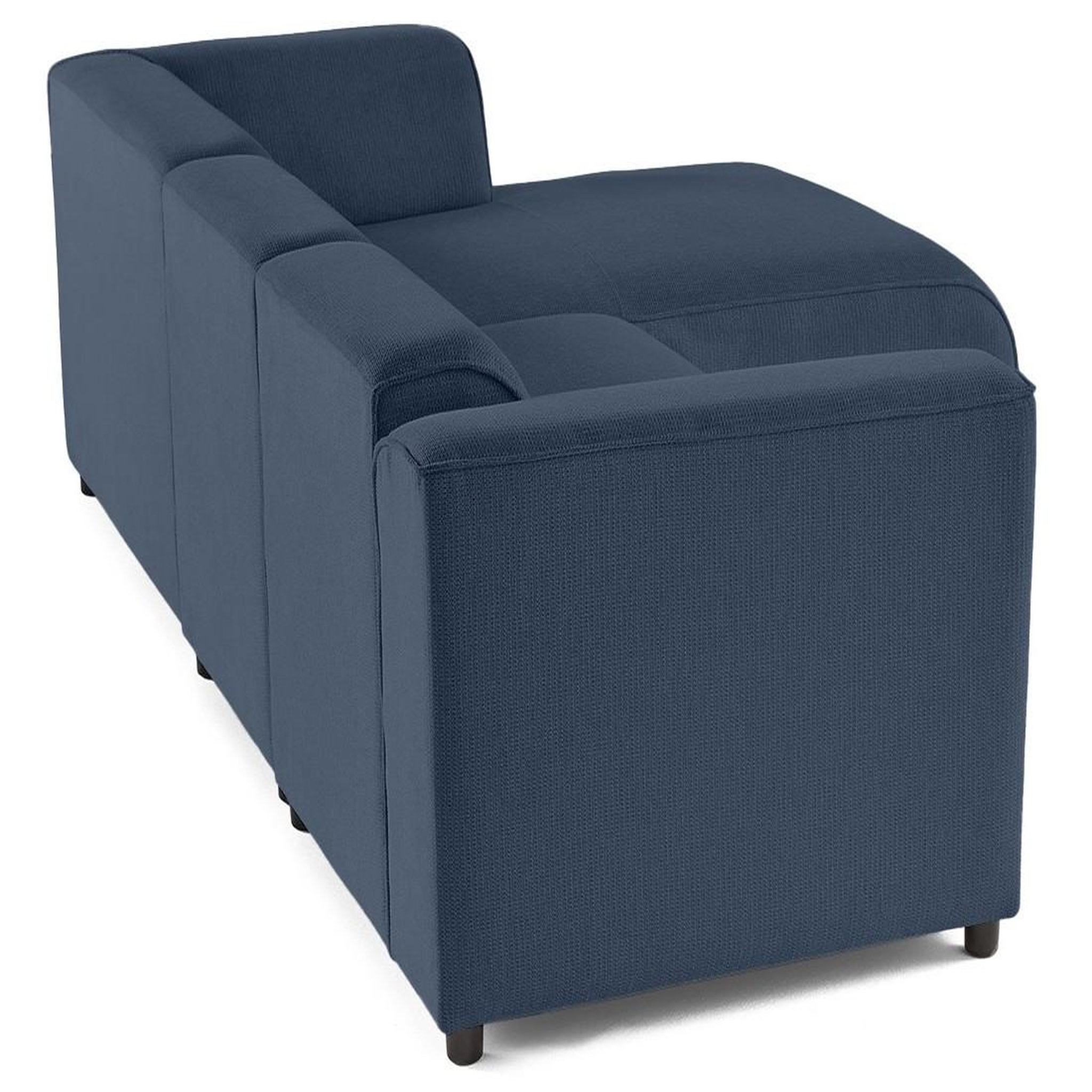 Voir la diapositive 6 : LISA DESIGN Suaro - canapé modulable d'angle droit 4 places en tissu texturé