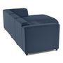 Voir la diapositive 6 : LISA DESIGN Suaro - canapé modulable d'angle droit 4 places en tissu texturé