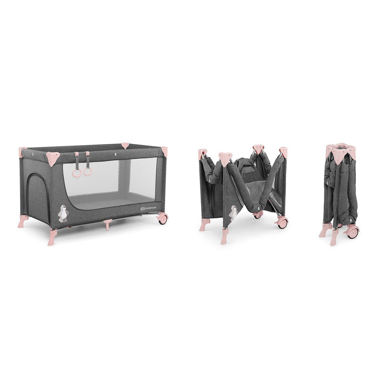 KINDERKRAFT Lit parapluie avec accessoires Joy