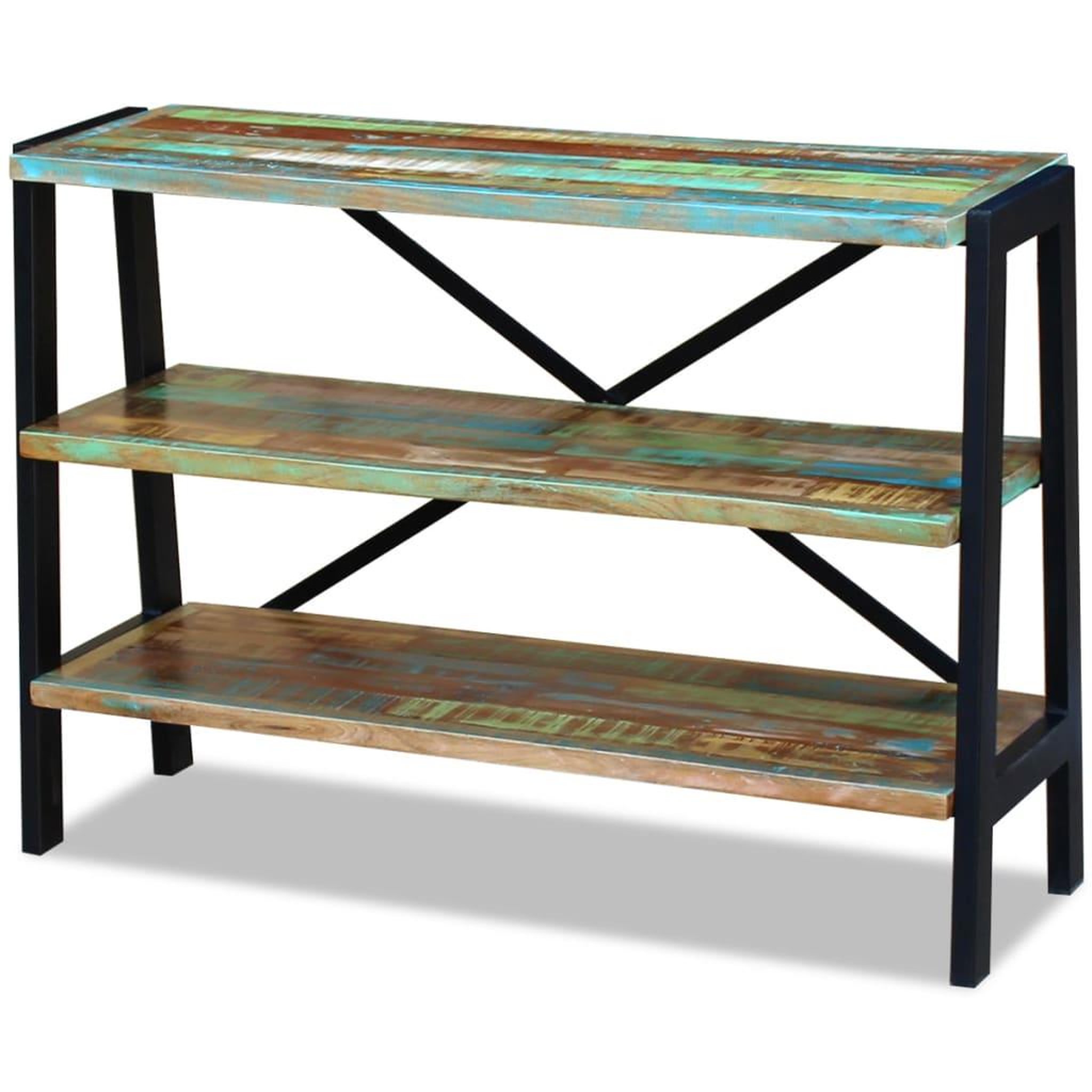 VIDAXL Buffet 3 etageres bois de recuperation massif
