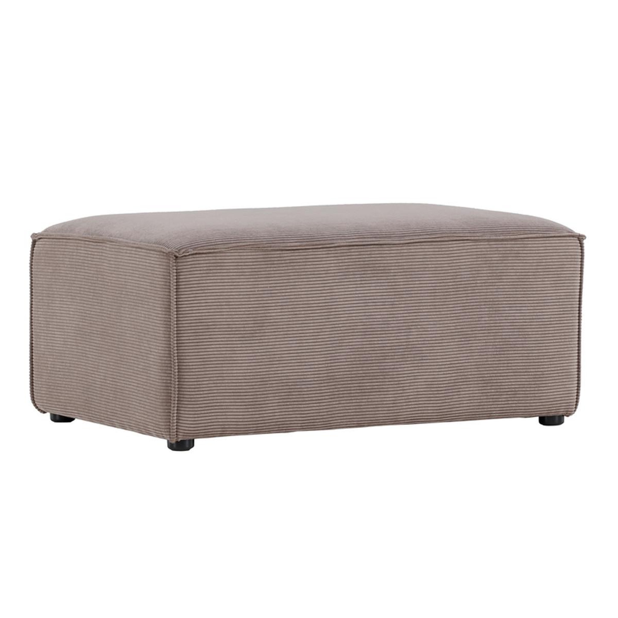 Paris Prix Pouf en velours côtelé  gillholmen  92cm marron