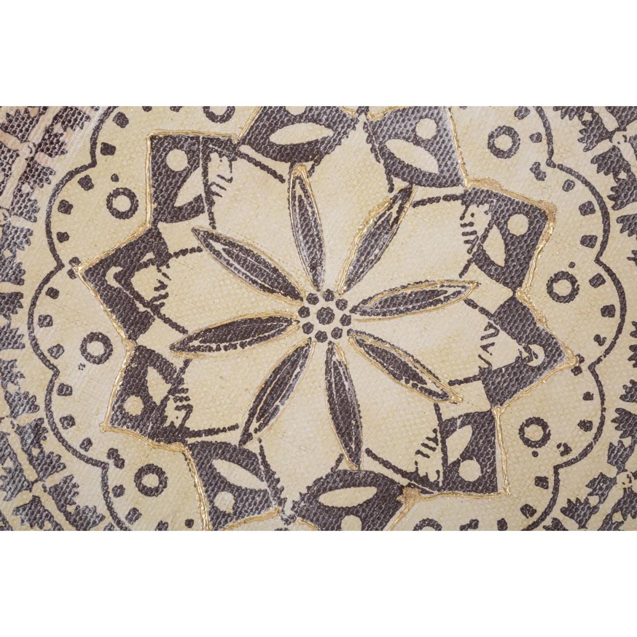 Voir la diapositive 2 : Paris Prix Toile Imprimée Déco  Malind  100x100cm Marron