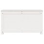 Voir la diapositive 5 : VIDAXL Boîte de rangement Blanc 80x40x45,5 cm Bois massif de pin