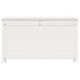 Voir la diapositive 5 : VIDAXL Boîte de rangement Blanc 80x40x45,5 cm Bois massif de pin