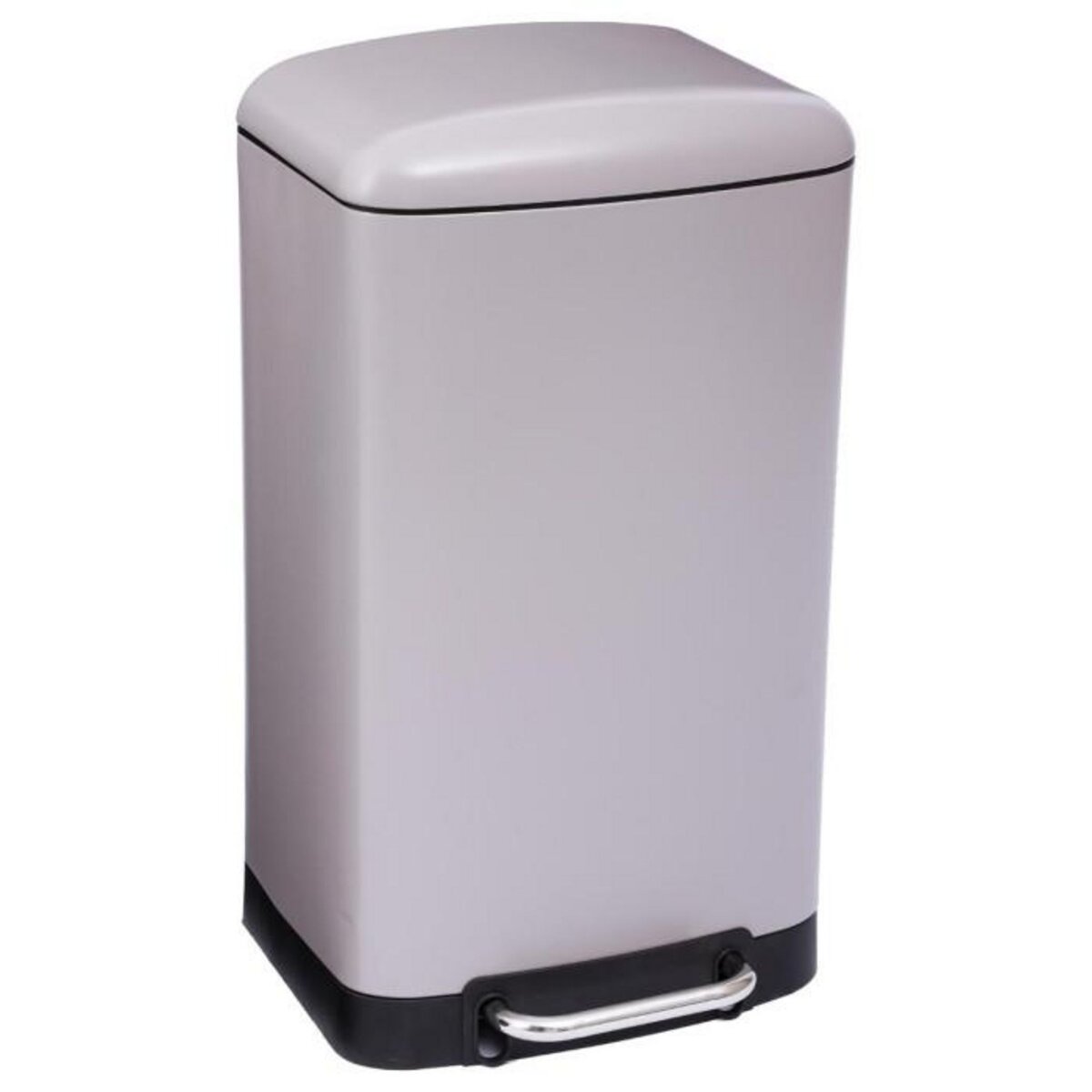 FIVE Poubelle en Métal  Cuisine  30L Taupe