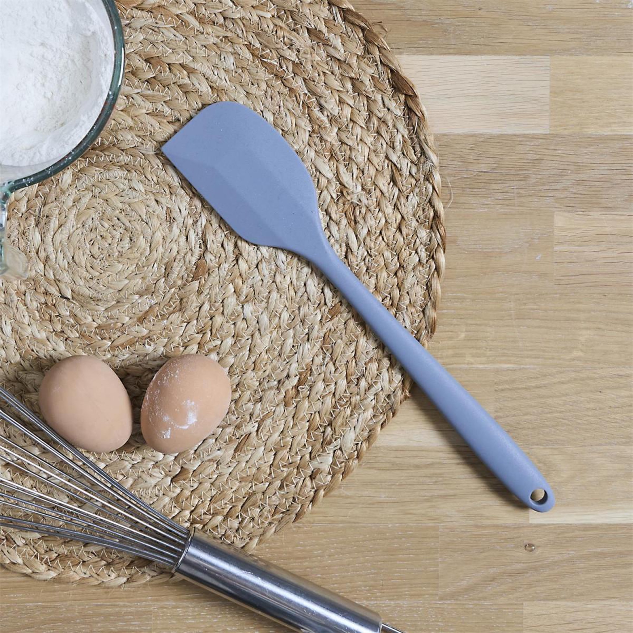 Voir la diapositive 3 : Lily Cook Spatule de cuisine en silicone  souple  27cm gris