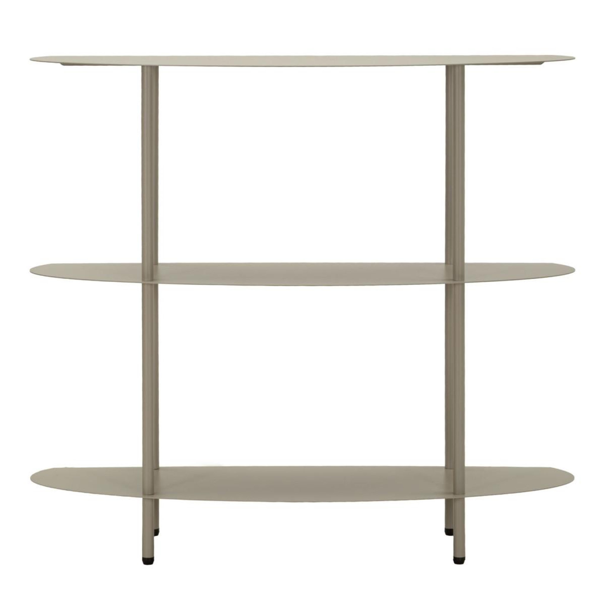 Voir la diapositive 2 : Paris Prix Console 3 Niveaux en Métal  Saturno  90cm Gris