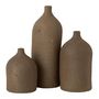 Voir la diapositive 2 : Paris Prix Vase Bouteille en Céramique  Enya  28cm Marron