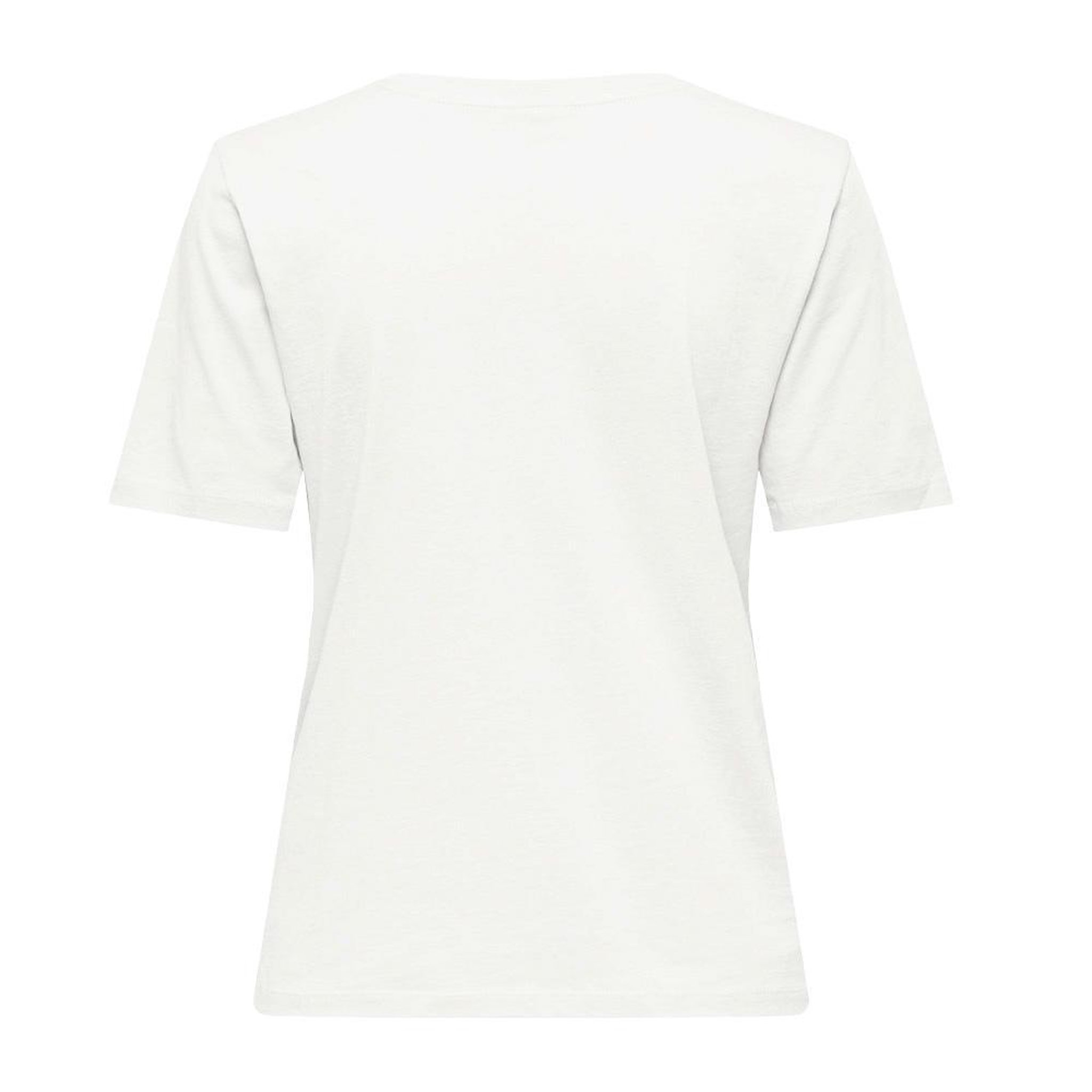 Voir la diapositive 2 : Only T-Shirt Blanc Femme Only Happy