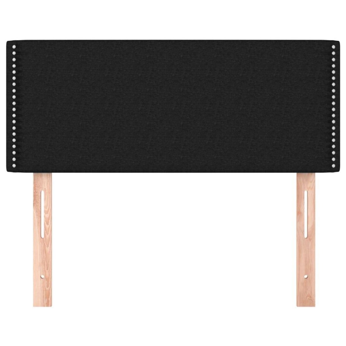 VIDAXL Tete de lit Noir 80x5x78/88 cm Tissu