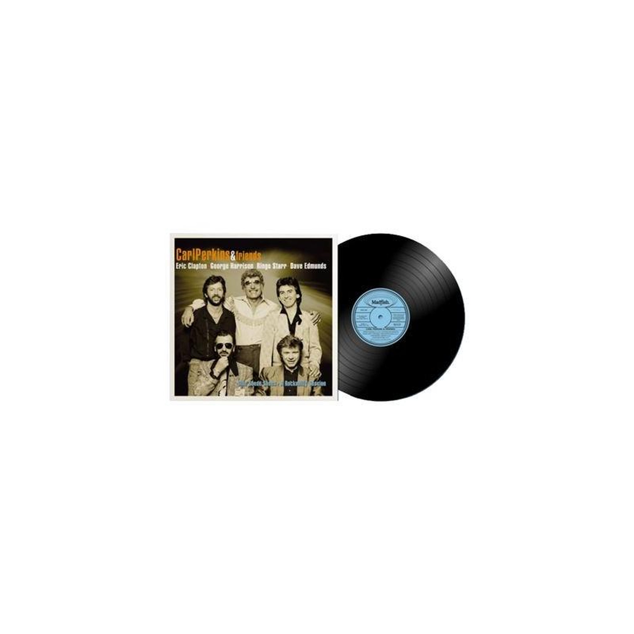 Vinyle 12 pouces noir blue suede shoes a rockabilly session, session rockabilly, étiquette