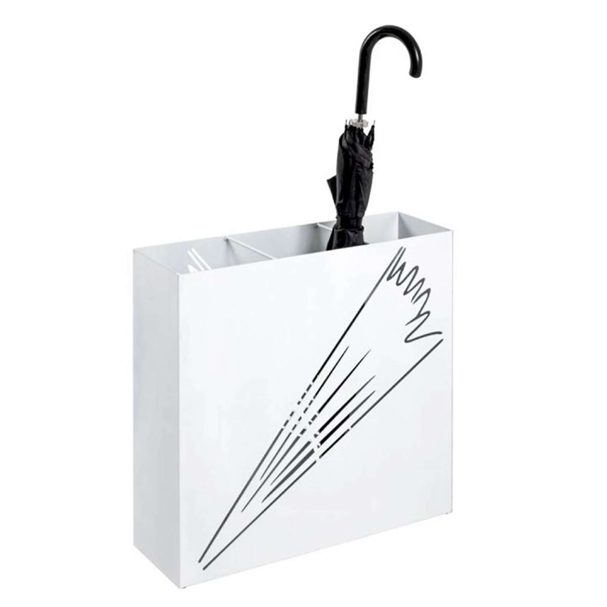 Voir la diapositive 2 : Paris Prix Porte-parapluie design  ulrich  50cm blanc