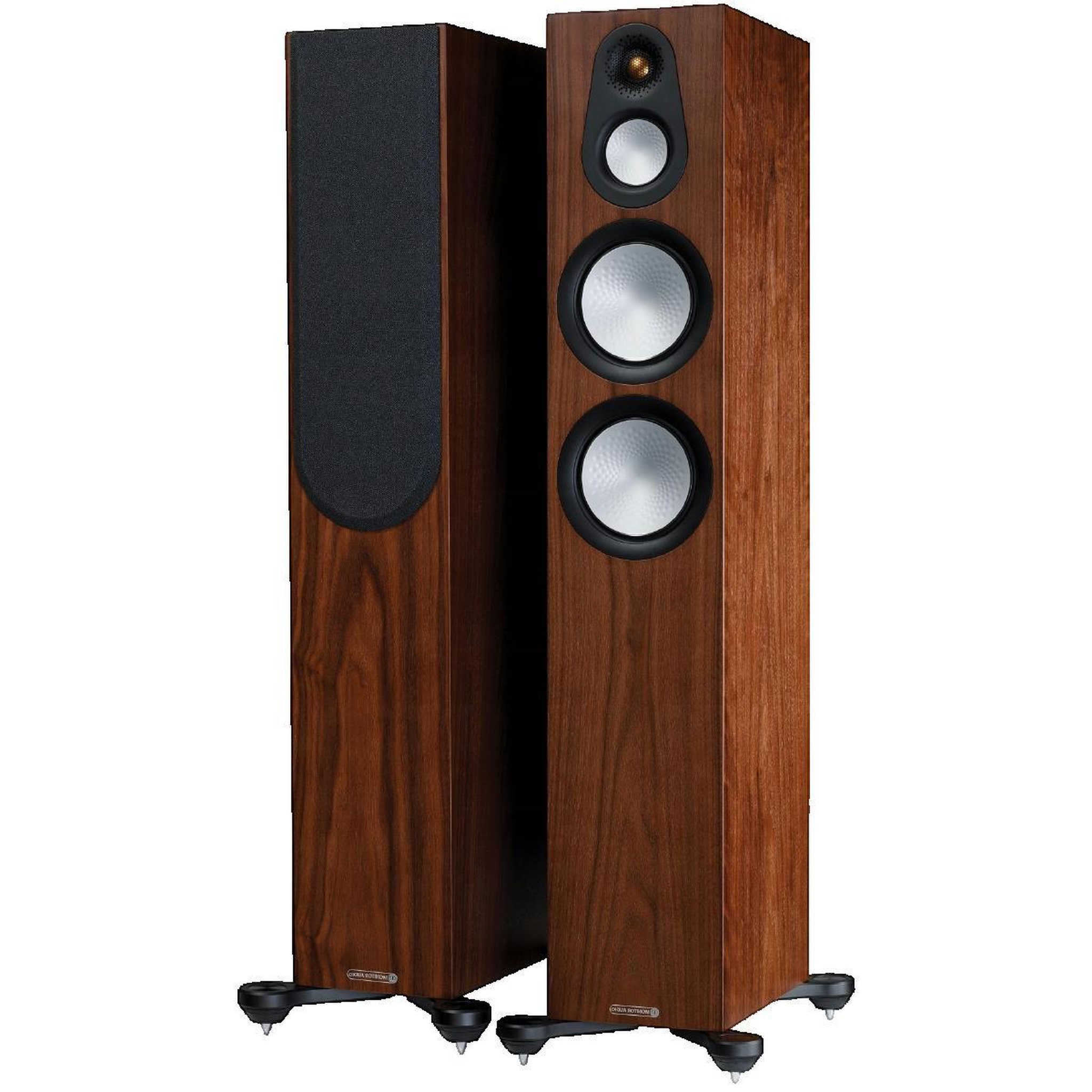 Voir la diapositive 2 : MONITOR AUDIO Enceinte colonne Monitor Audio Silver 300 7G noyer naturel