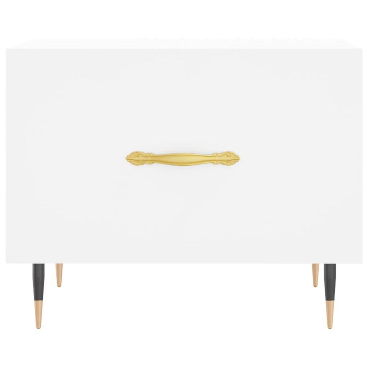 VIDAXL Table basse blanc 50x50x40 cm bois d'ingenierie