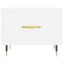 Voir la diapositive 5 : VIDAXL Table basse blanc 50x50x40 cm bois d'ingenierie