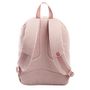 Voir la diapositive 3 : YOUNG'S ATTITUDE Sac à dos rose avec compartiment pour ordinateur effet velours