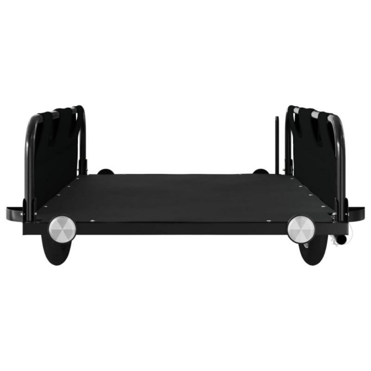 VIDAXL Remorque de vélo noir tissu oxford et fer