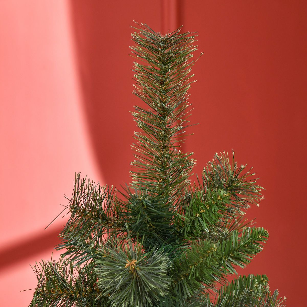 HOMCOM Sapin de Noël artificiel Ø 84 x 150H cm 665 branches épines imitation Nordmann grand réalisme vert
