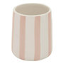 Voir la diapositive 1 : FIVE Gobelet Brosse à Dents en Céramique  Strio  10cm Rose
