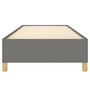 Voir la diapositive 5 : VIDAXL Cadre de lit sans matelas gris fonce 80x200 cm tissu