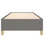 Voir la diapositive 5 : VIDAXL Cadre de lit sans matelas gris fonce 80x200 cm tissu
