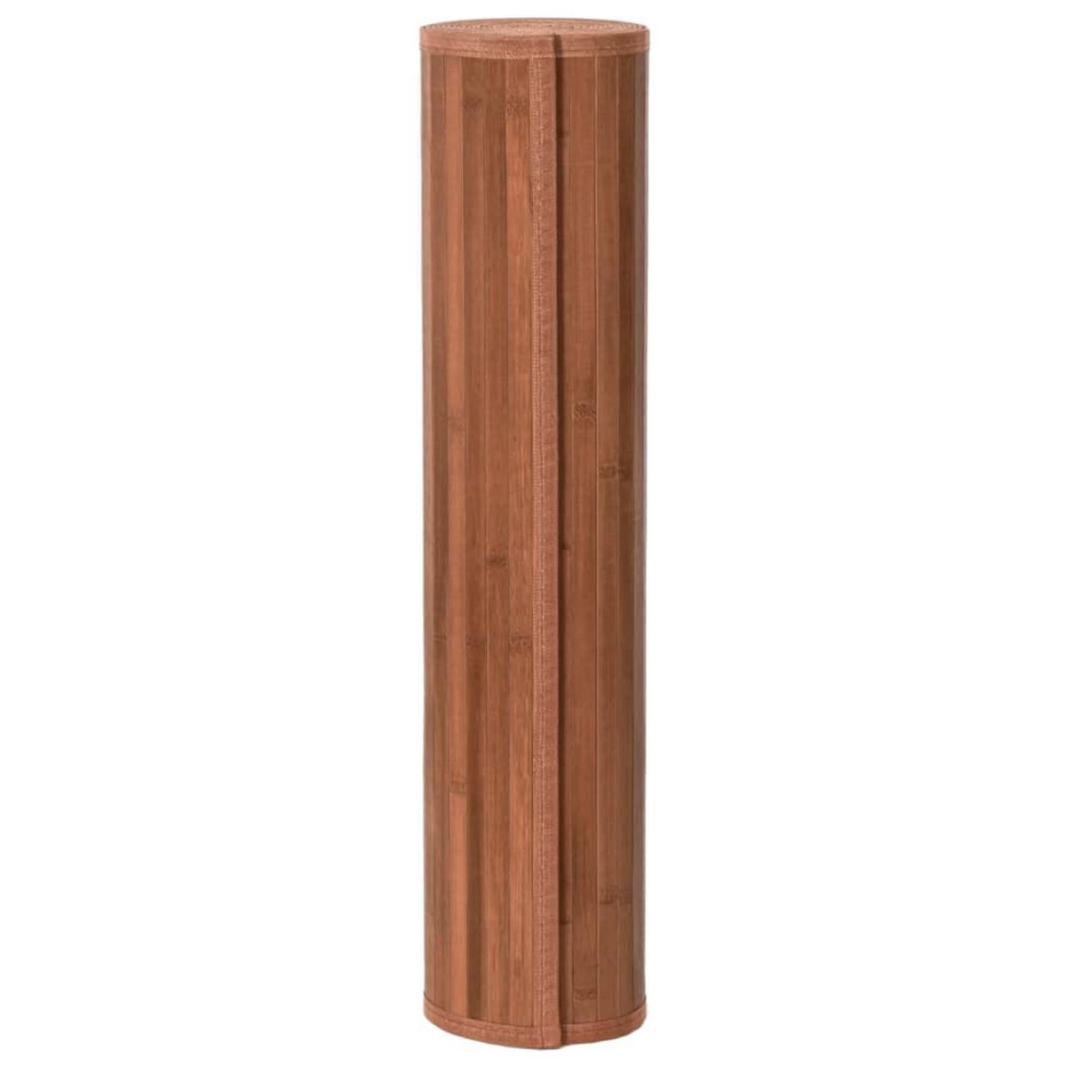 VIDAXL Tapis rectangulaire marron 80x300 cm bambou