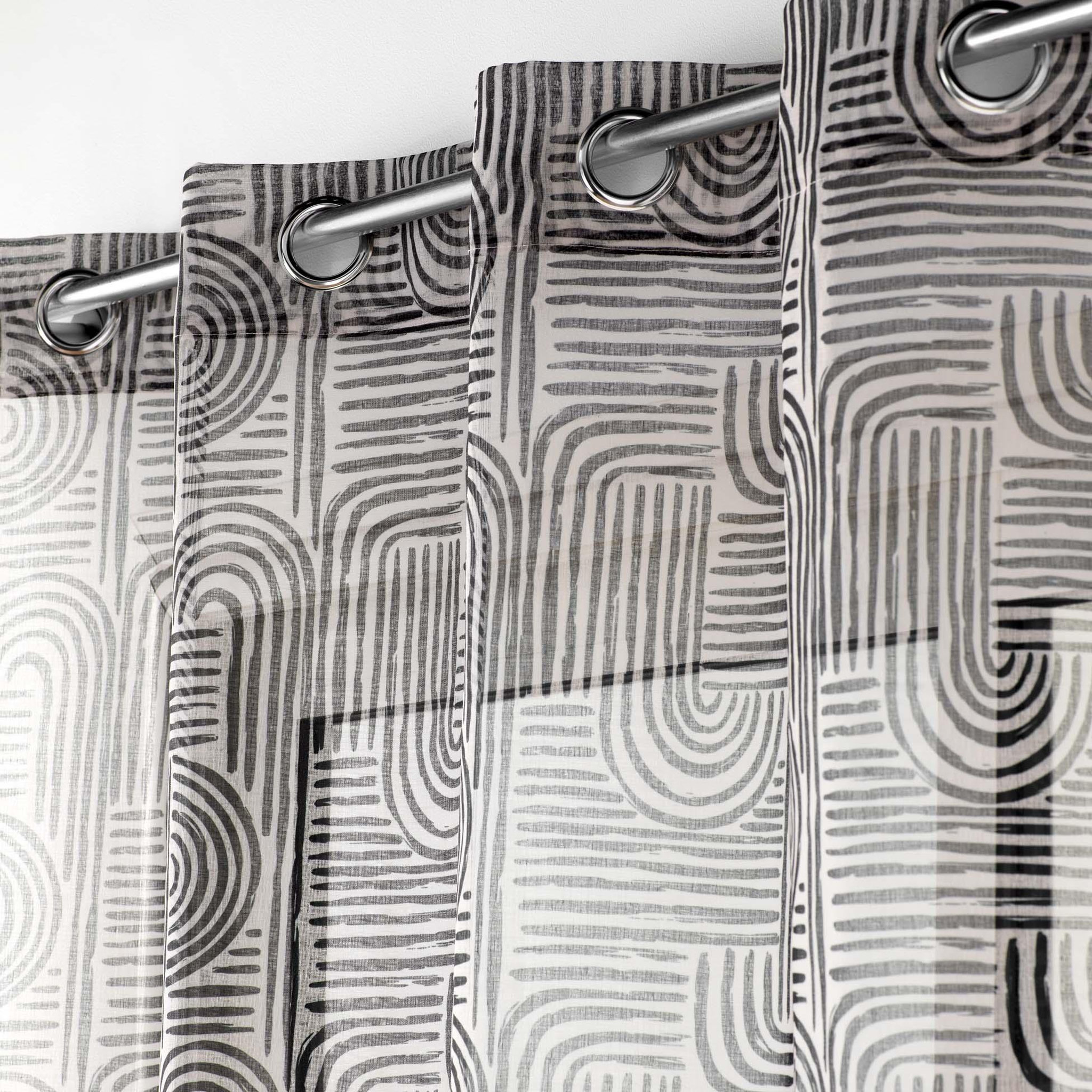 Voir la diapositive 3 : Eden Rideau voile sable collection pandore