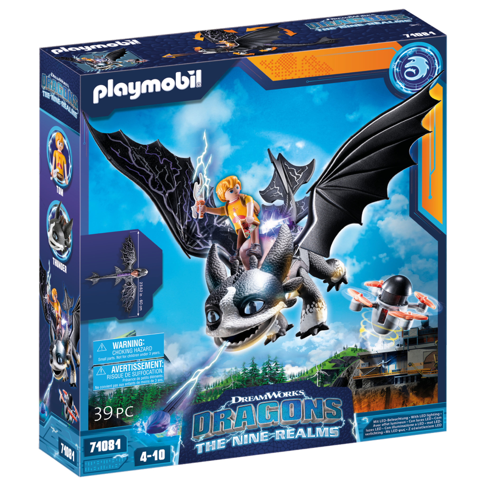 PLAYMOBIL 71081 - Dragons Nine Realms Thunder & Tom