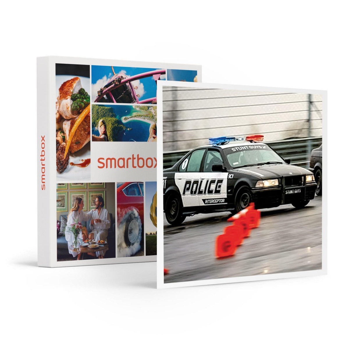 Smartbox Le plein de sensations fortes avec un baptême de course-poursuite en passager - Coffret Cadeau Sport & Aventure