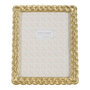 Voir la diapositive 2 : Paris Prix Cadre Photo Déco Tressé  Rope  20x25cm Or