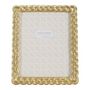 Voir la diapositive 2 : Paris Prix Cadre Photo Déco Tressé  Rope  20x25cm Or