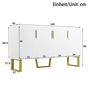 Voir la diapositive 3 : MERAX Buffet 4 porte(s) 0 tiroir(s) - 140 cm blanc mdf
