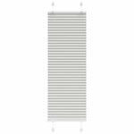 VIDAXL Store plisse gris clair 45x100 cm largeur du tissu 44,4 cm