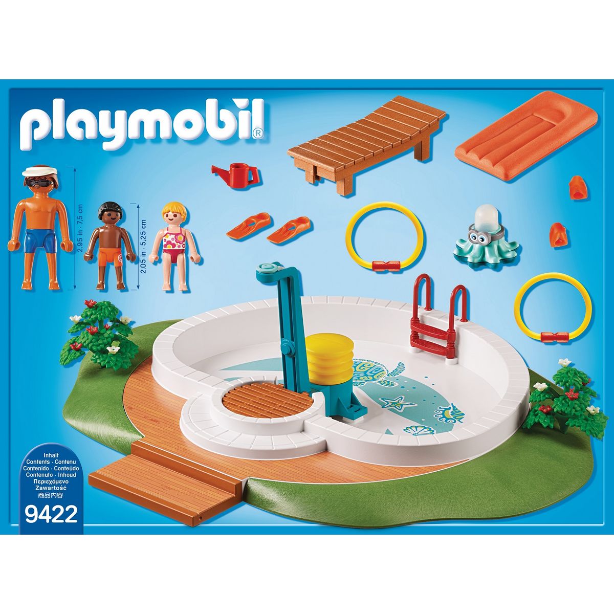 PLAYMOBIL 9422 - Family Fun - Piscine avec douche