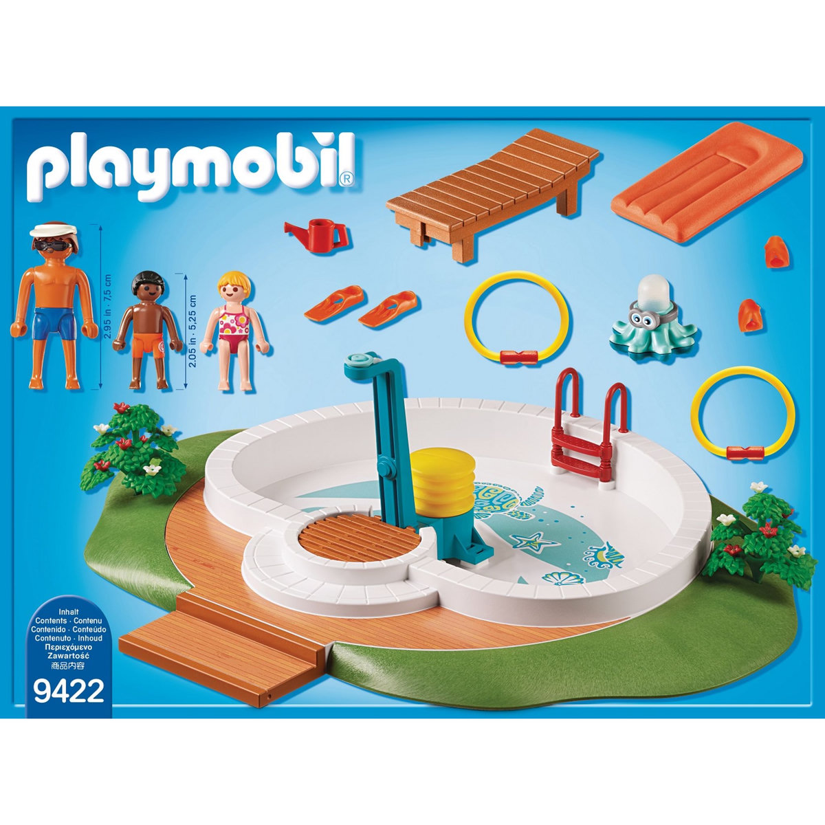 PLAYMOBIL 9422 - Family Fun - Piscine avec douche