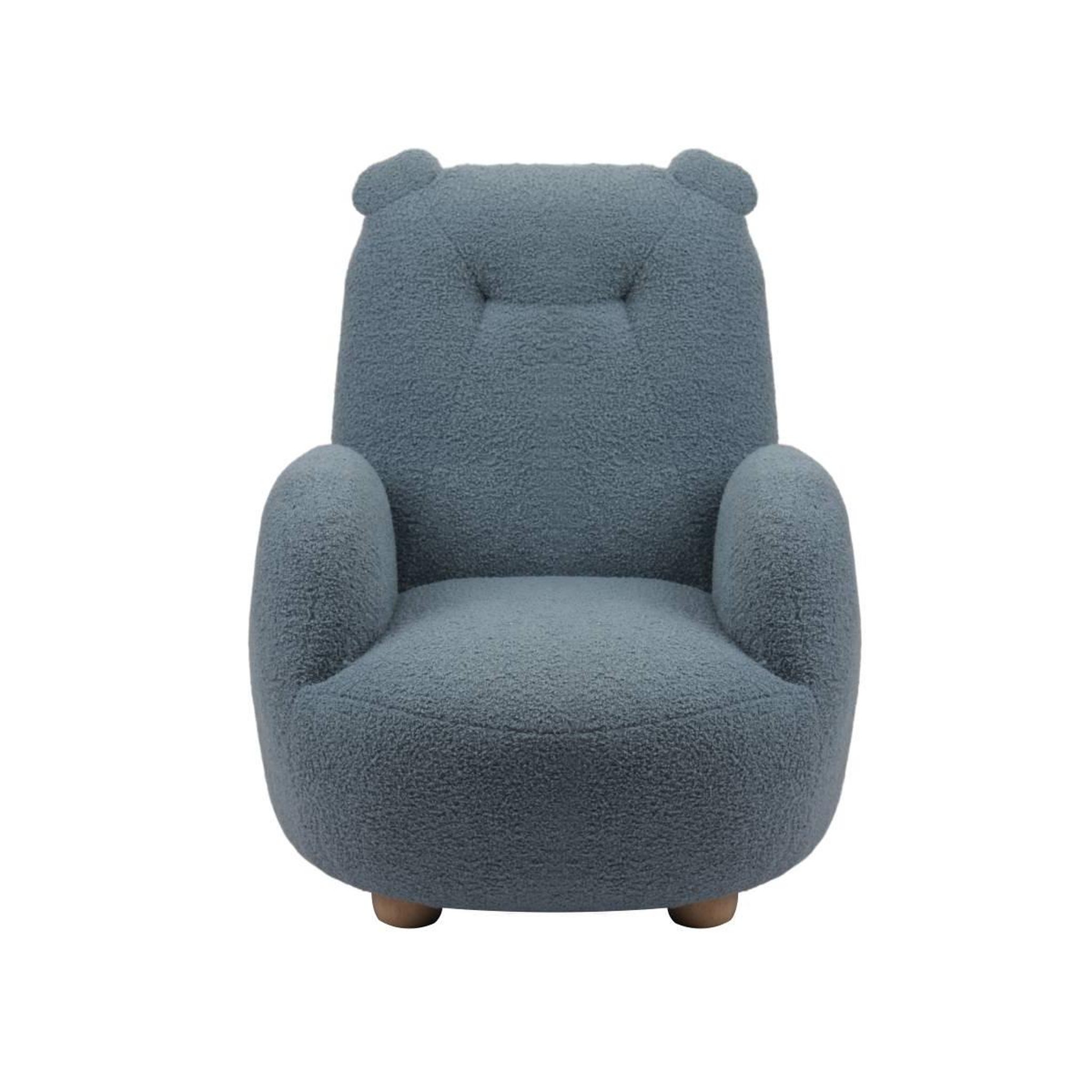 Voir la diapositive 3 : Paris Prix Fauteuil enfant ours  rocky  67cm bleu