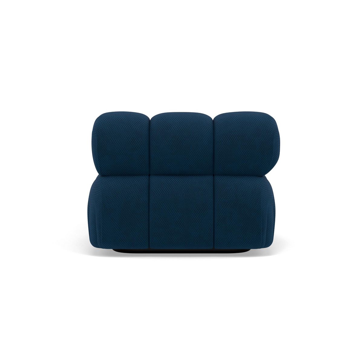 LISA DESIGN Ruby - module d'assise méridienne droite en velours texturé