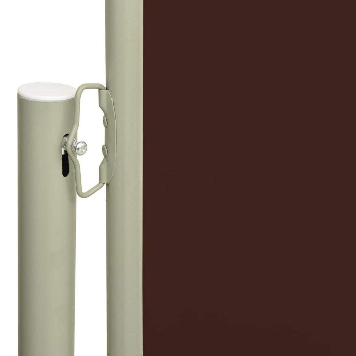 VIDAXL Auvent lateral retractable de patio 160x300 cm Marron