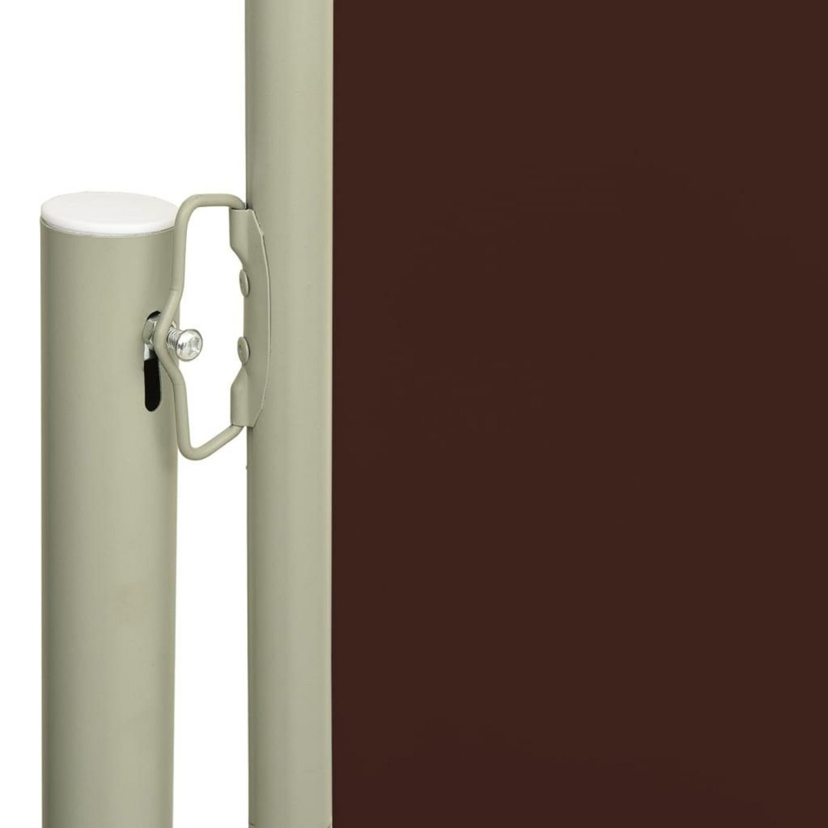 VIDAXL Auvent lateral retractable de patio 160x300 cm Marron