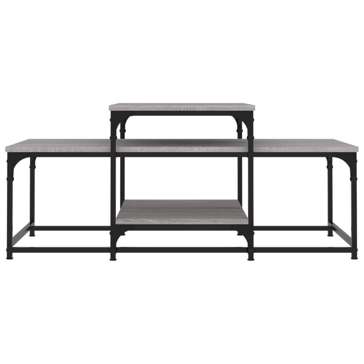 VIDAXL Table basse sonoma gris 102x60x45 cm bois d'ingenierie