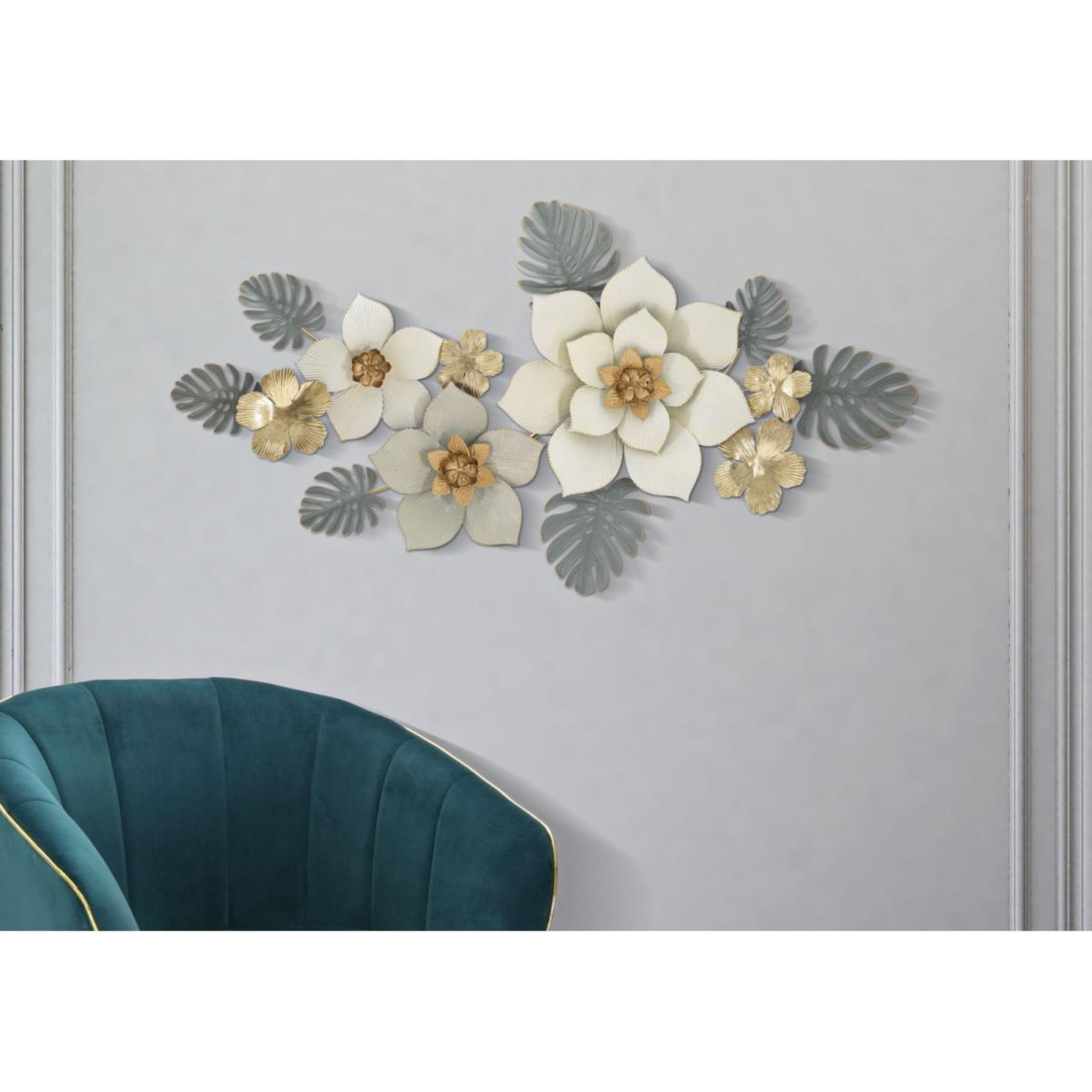 Voir la diapositive 5 : Paris Prix Décoration murale en métal  moty  134cm multicolore