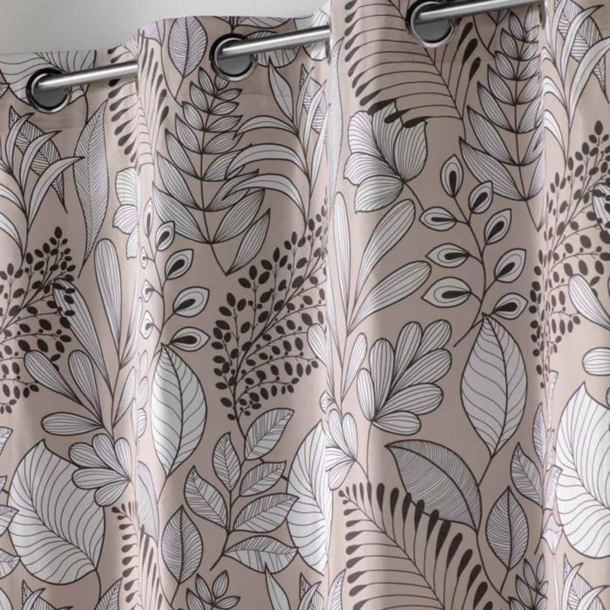 Paris Prix Rideau à Œillets Imprimé  Panabel  140x240cm Naturel