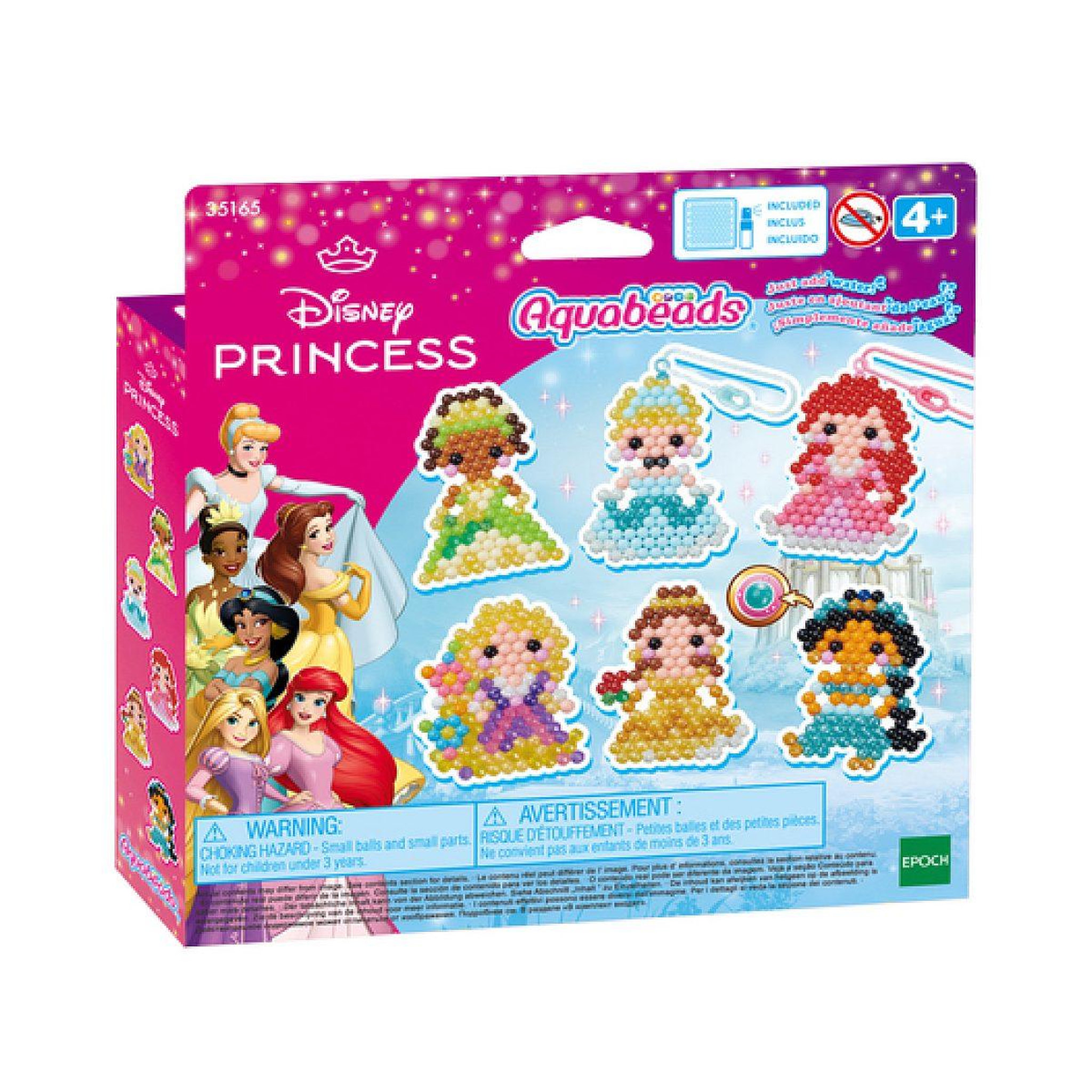 Voir la diapositive 3 : Aquabeads Le kit porte-clés des princesses Disney