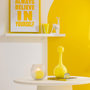 Voir la diapositive 6 : Paris Prix Bouteille Déco en Verre  Ubi  46cm Jaune