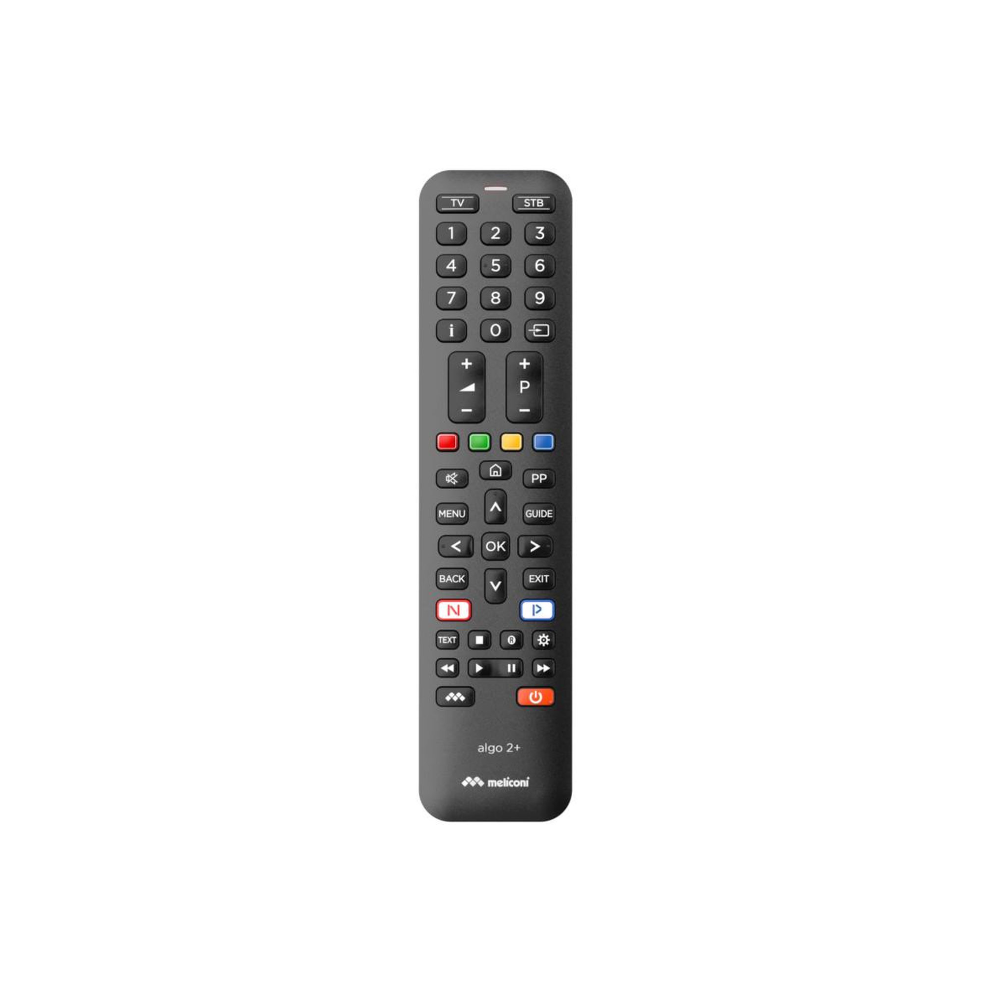 Meliconi Meliconi Algo 2+ télécommande IR Wireless DVD/Blu-ray, TV, Tuner TV Appuyez sur les boutons
