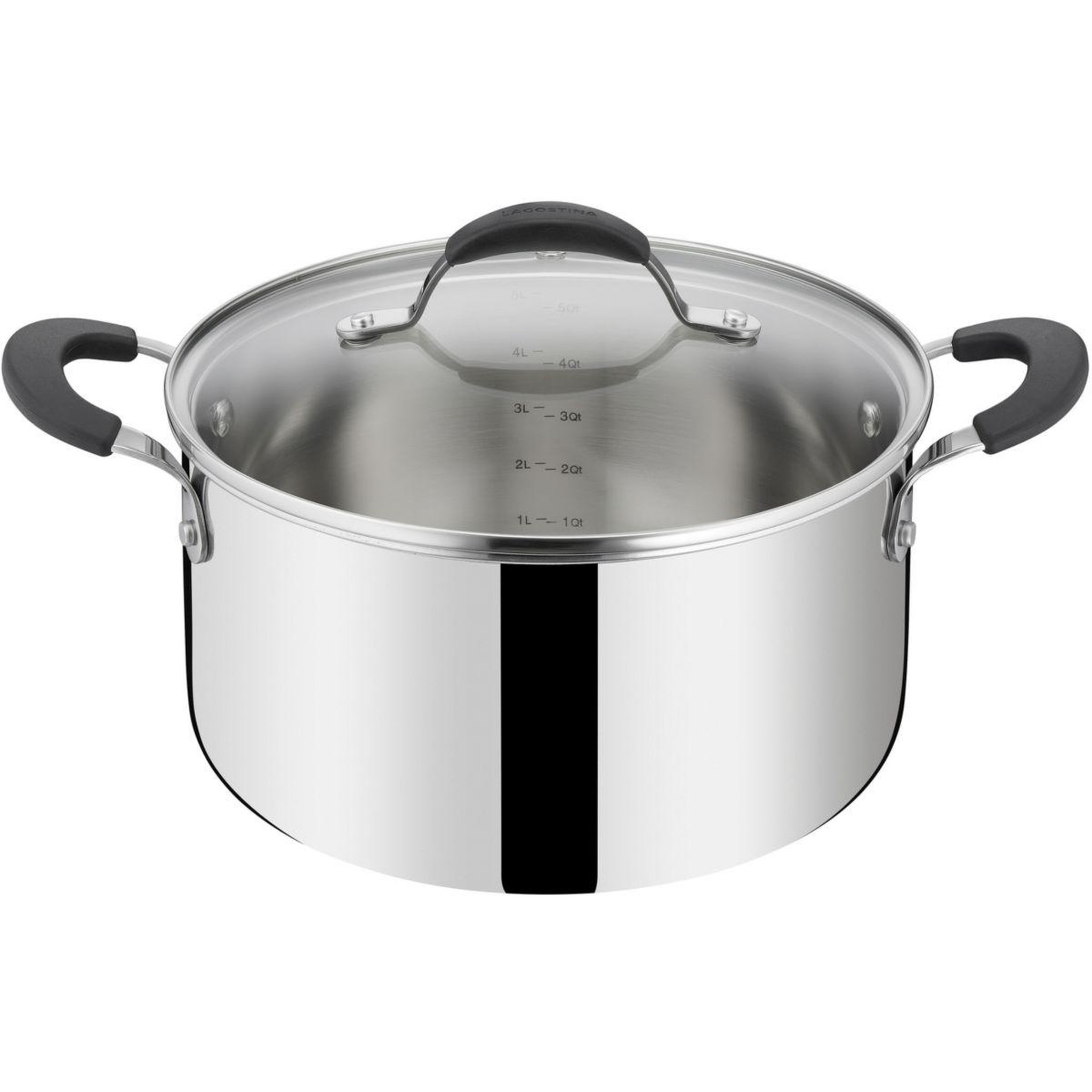 Voir la diapositive 2 : Lagostina Batterie de cuisine esperta triply 5 pcs