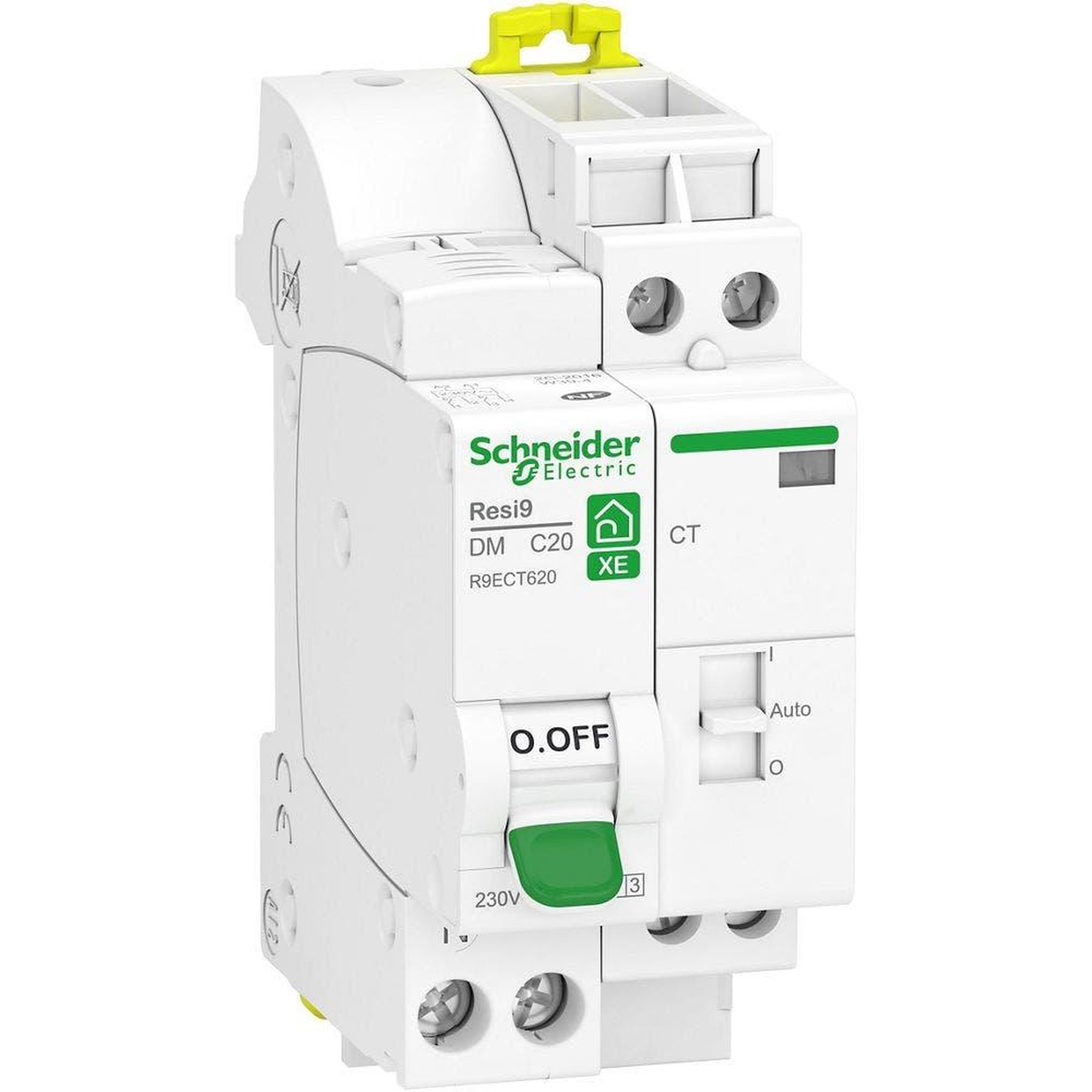 Schneider Electric Combiné disjoncteur 20a 1p+n courbe c 230v