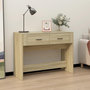 Voir la diapositive 1 : VIDAXL Table console Chene sonoma 100x39x75 cm Bois d'ingenierie