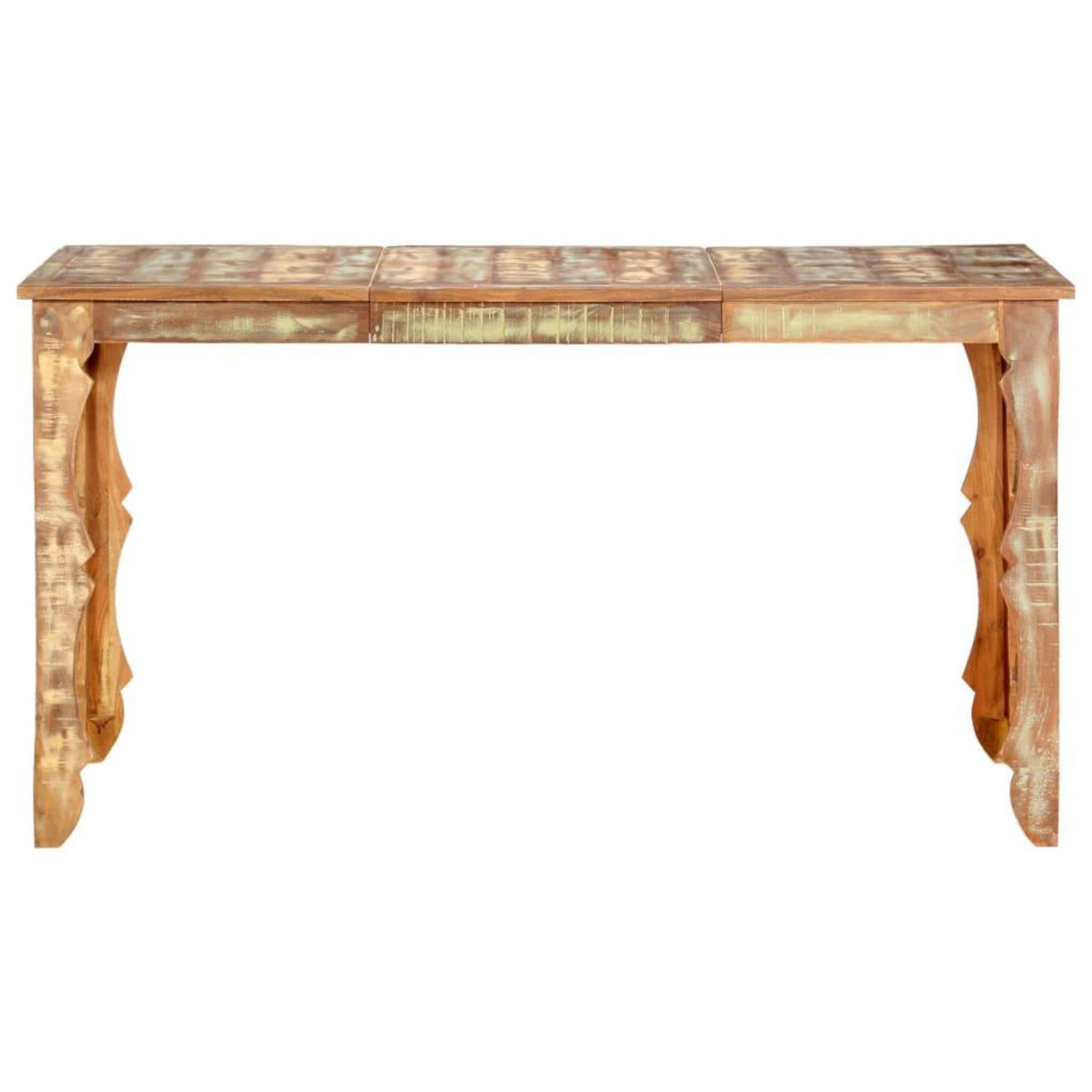 VIDAXL Table de salle a manger 140x70x76cm Bois de recuperation massif